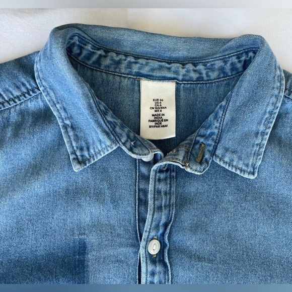 H&M | Button Down Denim Shirt - Picture 8 of 16